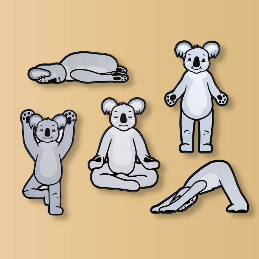 Koala Yogi Decal Pack